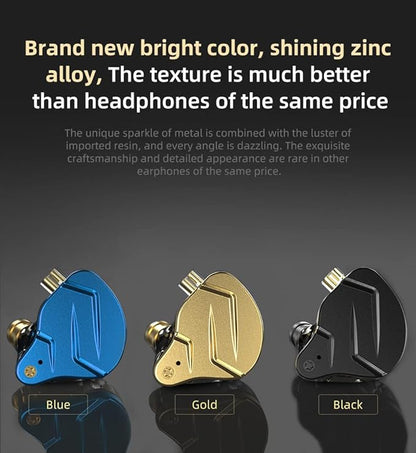 KZ ZSN PRO X IEM Earphones Dual Driver in Ear Monitor 1BA 1DD Wired Earphones - Image 2
