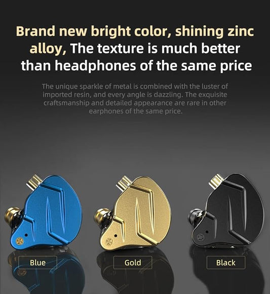 KZ ZSN PRO X IEM Earphones Dual Driver in Ear Monitor 1BA 1DD Wired Earphones - Image 2
