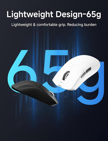 S9 Wireless Gaming Mouse, 59G Ergonomic Computer Mouse, Triple Modes, 8K Polling - Image 8