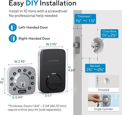 ULTRALOQ U-Bolt WiFi Smart Lock - Image 9