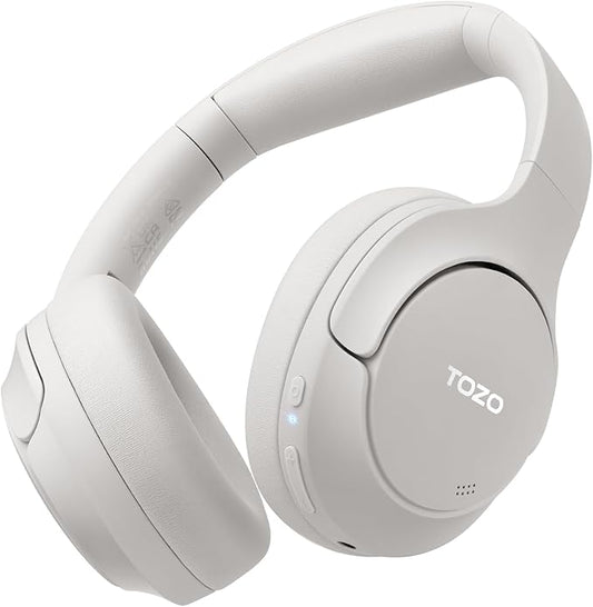 TOZO HT2 Hybrid Active Noise Cancelling Headphones, Wireless Over Ear Bluetooth by TOZO