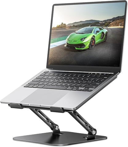 Adjustable Laptop Stand for Desk, Aluminum Portable Laptop Stand, Lightweight by Orlian