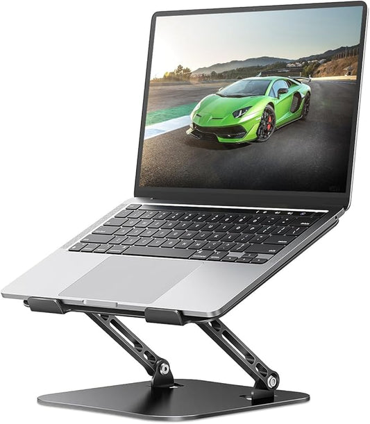Adjustable Laptop Stand for Desk, Aluminum Portable Laptop Stand, Lightweight by Orlian