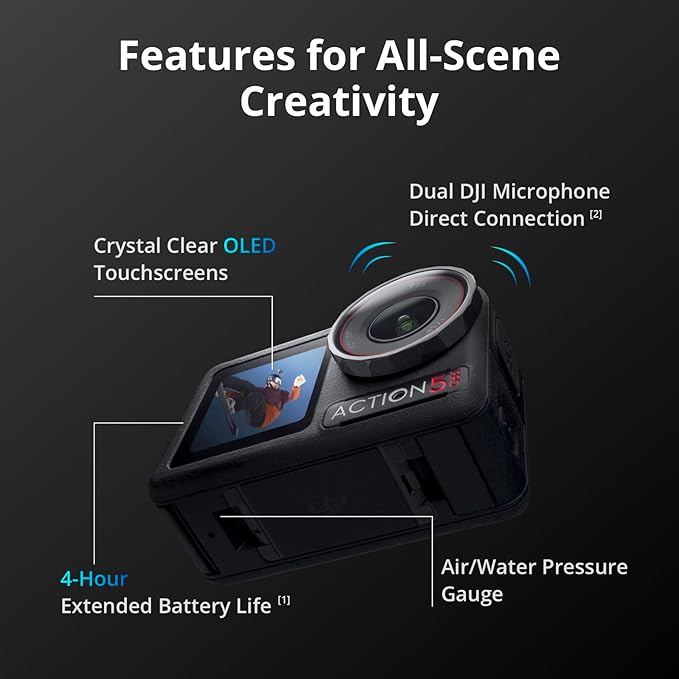 DJI Osmo Action 5 Pro Adventure Combo, Action Camera 4K - Image 4