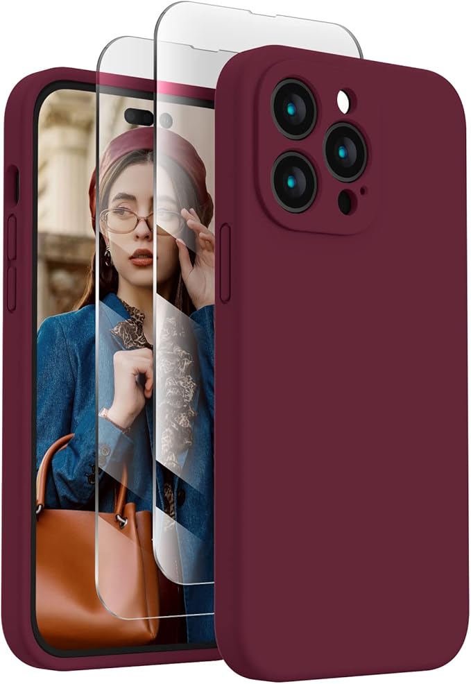 FireNova for iPhone 14 Pro Case, Silicone Upgraded Phone Case with, Soft by FireNova