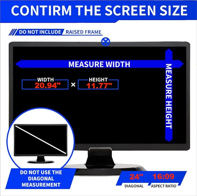 24 Inch Computer Privacy Screen - Image 3