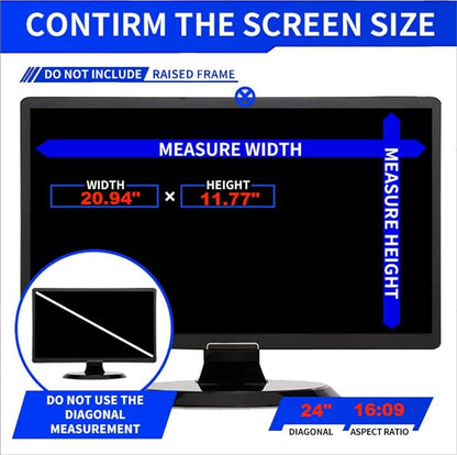 24 Inch Computer Privacy Screen - Image 3