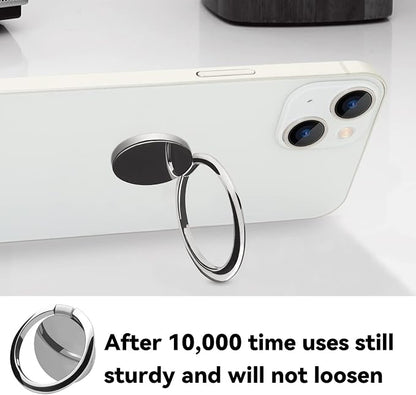 Metal Cell Phone Ring Holder Finger Ring Stand, 360 Degree Rotation Ring - Image 3