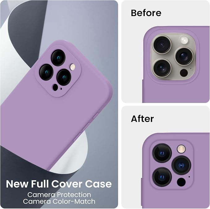 FireNova Designed for iPhone 15 Pro Case, Silicone Upgraded Phone Case with - Image 3