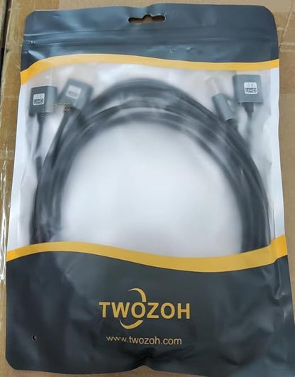 Twozoh Flexible & Slim HDMI Cable 6.6FT 2 Pack, Ultra Thin HDMI Cord Supports - Image 8
