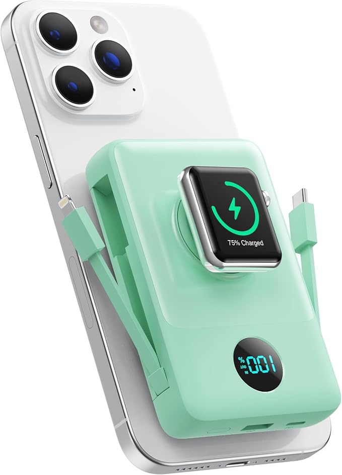 Magnetic Portable Charger 10800mAh by APHUWJ