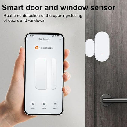 Haozee Door and Window Sensor, Requires Zigbee Hub, Zigbee Connection, Wireless - Image 8