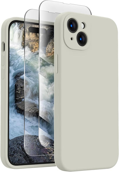 FireNova Designed for iPhone 15 Plus Case, Silicone Case with, Soft by FireNova