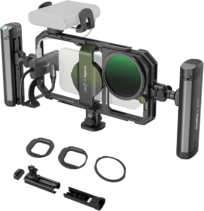 SmallRig x Brandon Li All-in-One Mobile Video Kit, Quick Release Universal by SmallRig