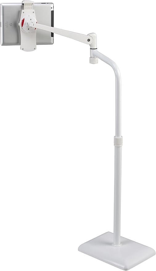 IDEE Tablet Floor Stand with 10lb Heavy Duty Base, 360 Degree Adjustable Tall - Image 2