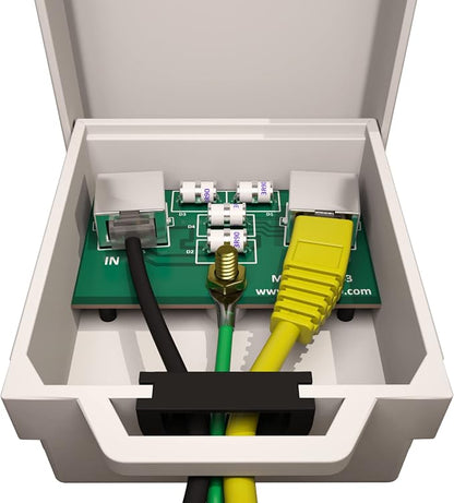 Tupavco Outdoor Ethernet Surge Protector PoE+ Gigabit - Image 3
