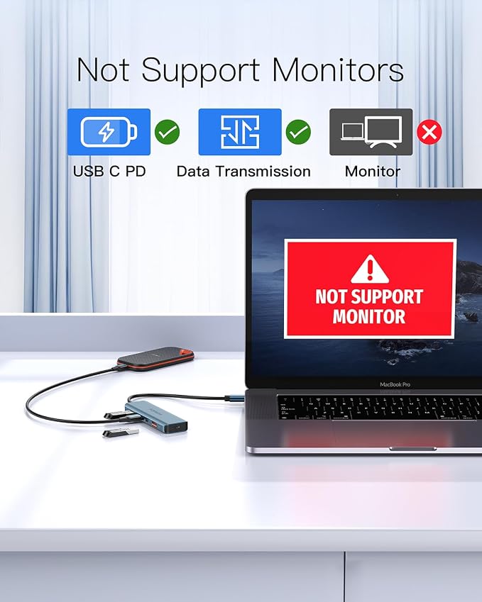 USB C Hub, 10Gbps USB 3.1 Adapter - Image 6