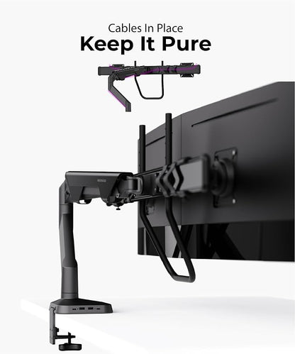 Dual Monitor Arm Desk Mount - Image 7