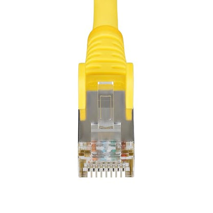 StarTech.com 25ft Yellow CAT6a Ethernet Cable, Snagless RJ45, 100W PoE++ - Image 4