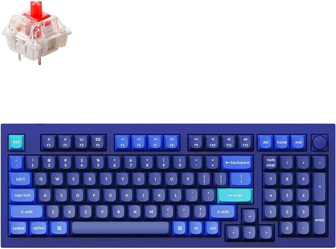 Keychron Q5 Wired Custom Mechanical Keyboard Knob Version, 96% Layout QMK/VIA by Keychron