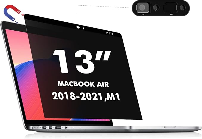 PYS macbook air 13 inch privacy screen Compatible by PYS