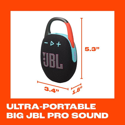 JBL Clip 5 - Ultra-Portable, Waterproof & Dustproof Bluetooth Speaker, Big Pro - Image 5