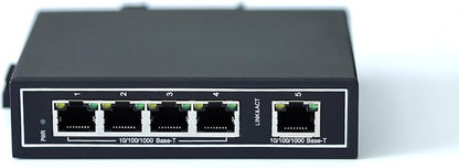WDH-5GT-DC 10/100/1000Mbps Gigabit Unmanaged 5-Port Industrial Ethernet Switches - Image 5