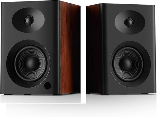 Bookshelf Speakers with Deep Bass, 80W Peak Output HiFi Gaming Computer Speakers by NSYAudio