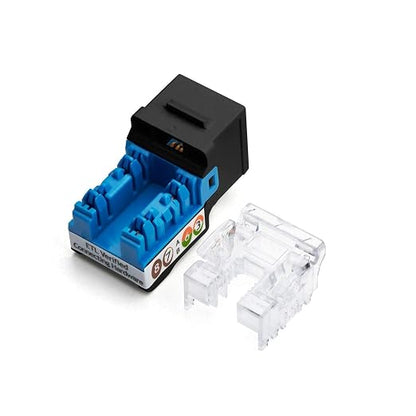 trueCABLE Cat5e Keystone Jack, Unshielded, 90 Degree Punch-Down, PoE++ 100W - Image 2
