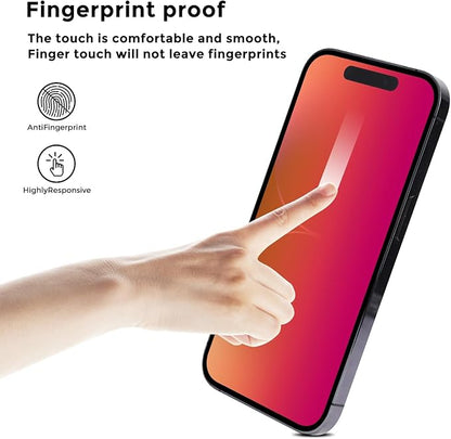 Privacy Screen Protector for iPhone 16- Flexible film, Gradient Colorful - Image 4