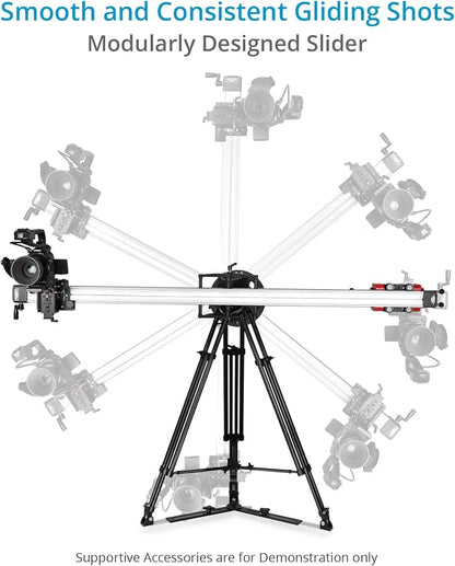 Proaim Cambird Pro 4-in-1 Gear. 6ft Video Camera Slider. Portable Mini Jib. - Image 4