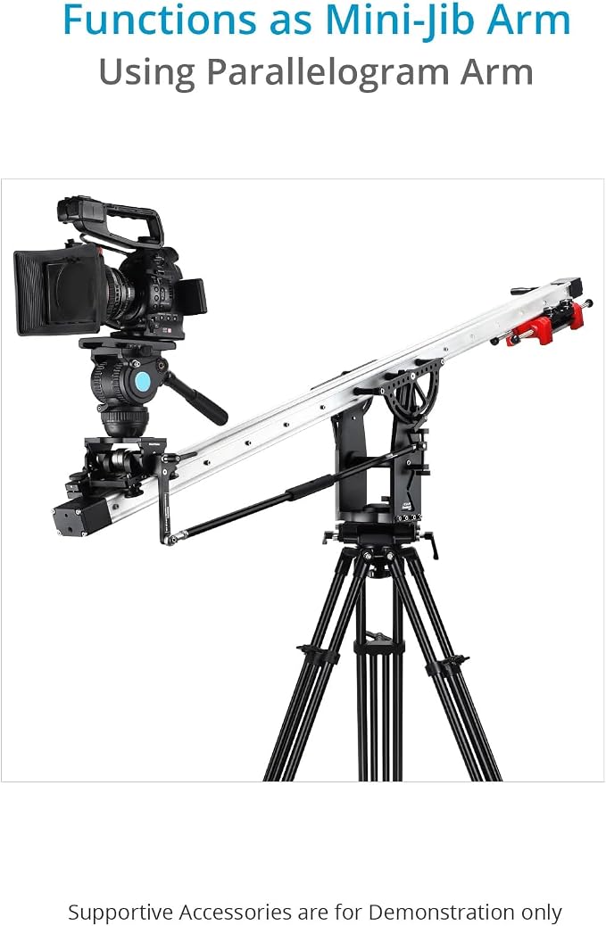 Proaim Cambird Pro 4-in-1 Gear. 6ft Video Camera Slider. Portable Mini Jib. - Image 6