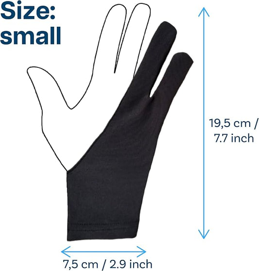 MMOBIEL Drawing Glove for Digital Tablet and Sketching Model A 2-Finger Palm - Image 2