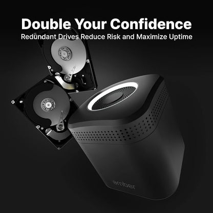 AmberPRO Personal Cloud Storage Device + AC2600 WiFi Router. Dual 1TB Hard - Image 9