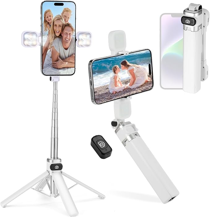 Mini Phone Tripod Stand, MQOUNY 38" Phone Tripod &Selfie Stick by MQOUNY