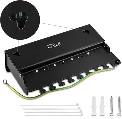 kwmobile 8 Port Patch Panel - Image 3