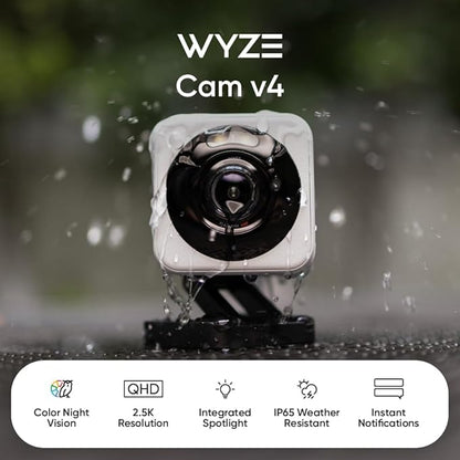 WYZE Cam v4, 2.5K WiFi Security Camera, Indoor/Outdoor Cameras - Image 2
