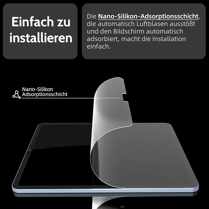 3 PACK Paper Screen Protector for iPad Pro 11 In/iPad Air 5th/iPad Air 4th Gen - Image 6