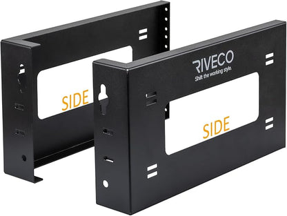 RIVECO 4U Open Frame Rack Wall Mount & Desktop Mount, No Assembly Required - Image 6