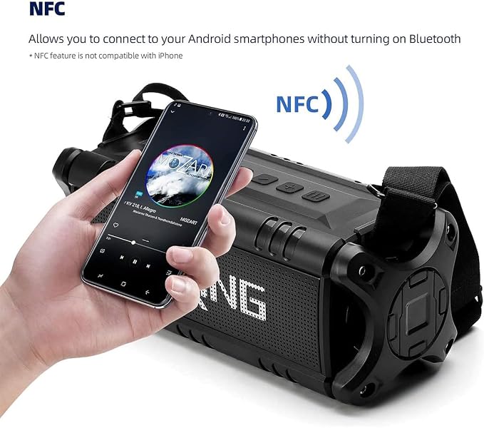 W-KING Bluetooth Speaker, 90W Max Loud Portable Speakers Bluetooth Wireless - Image 8