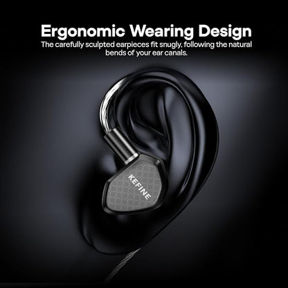 Linsoul Kefine Klean in Ear Monitor, 10mm DLC Diaphragm Dynamic Driver HiFi - Image 7