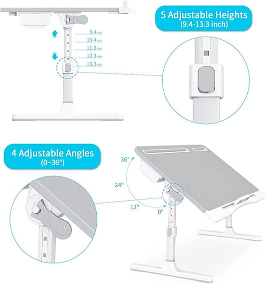 KLEAR Foldable Laptop Bed Tray Desk - Image 2