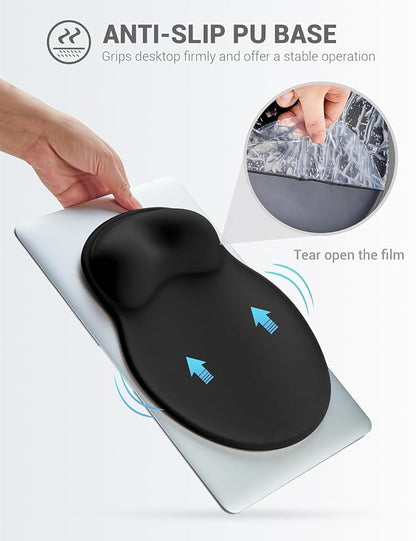 Ergonomic Mouse Pad with Wrist Rest, Large Mousepad, Wrist Support Mouse Mat - Image 6