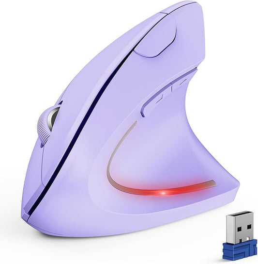 TECKNET Ergonomic Mouse, Wireless Bluetooth Vertical Mouse, 4800 DPI Optical by Tecknet