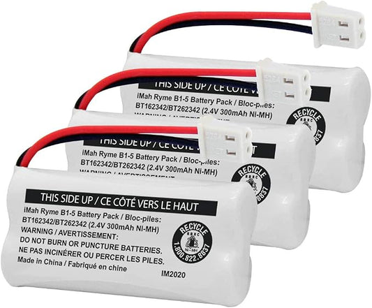 iMah BT162342/BT262342 2.4V 300mAh Ni-MH Cordless Phone Battery Pack, Also by iMah