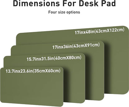 Aothia Desk Protector Mat, Mouse Pad, Non-Slip Waterproof PU Leather Desk - Image 7