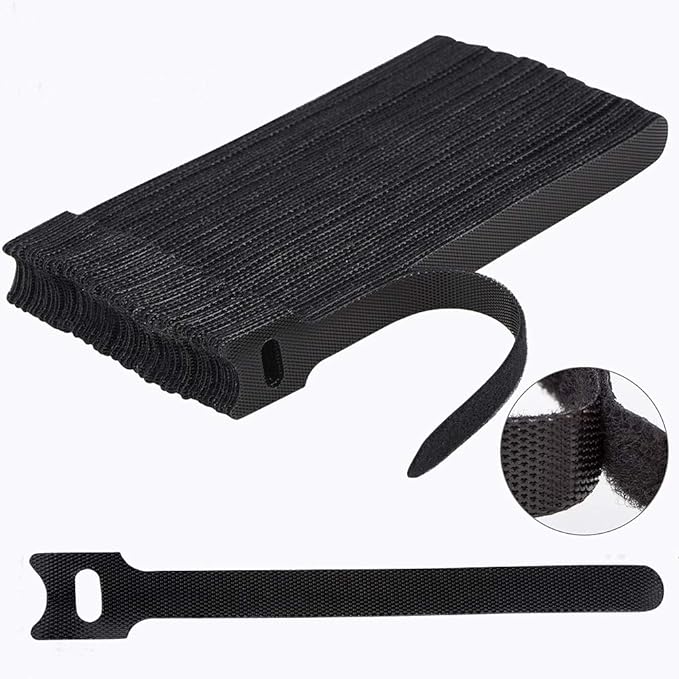 60 PCS 6 Inches Reusable Cable Ties, Adjustable Cord Straps Wire Organizer Cord by Nettbe