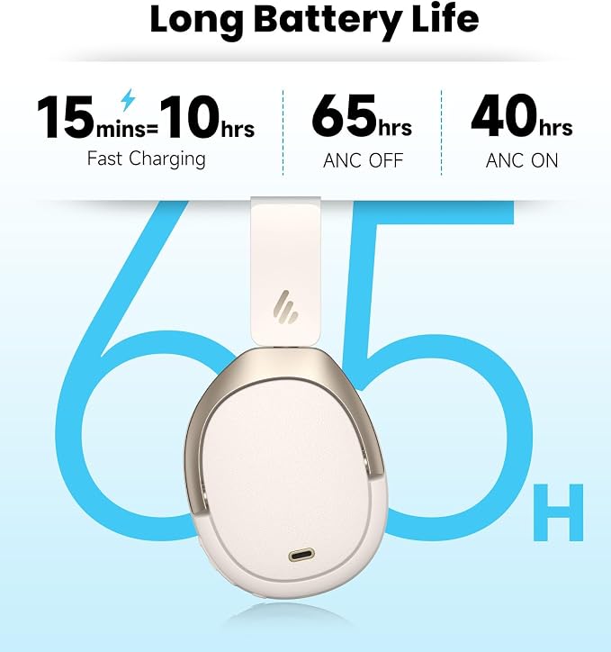 Edifier W80 Over Ear Headphones - Image 8