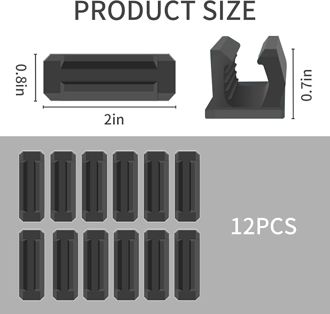 12 Pack Pen Holder for Desk, Silicone Pencil Holder - Image 5