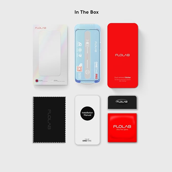 FLOLAB NanoArmour ONETIME PRO for iPhone 15 Plus Screen Protector, - Image 7